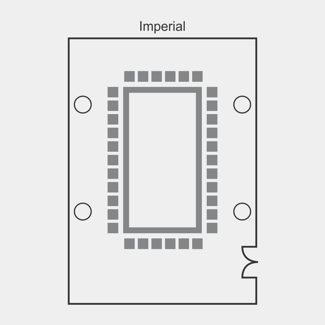 Foto del plano de sala de Eventos forma Imperial